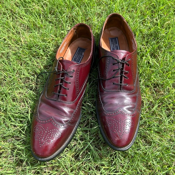 Bostonian Classics leather Brownish/Burgundy Mens Dress Shoes Sz-13 B/AA. T - Picture 8 of 10
